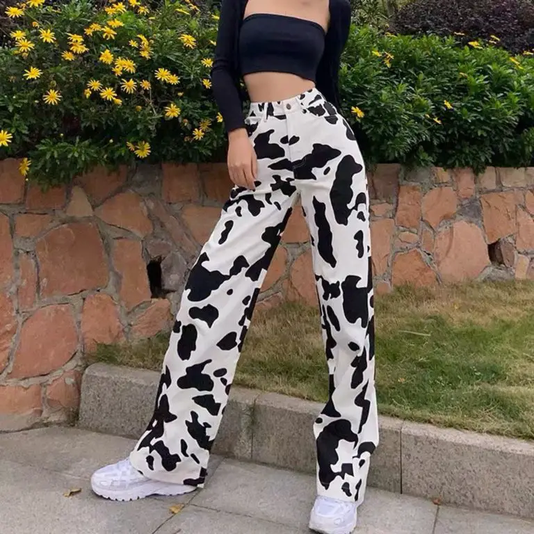 Fashion Trend Alert – Cow Print Jeans – The Streets | Fashion and Music