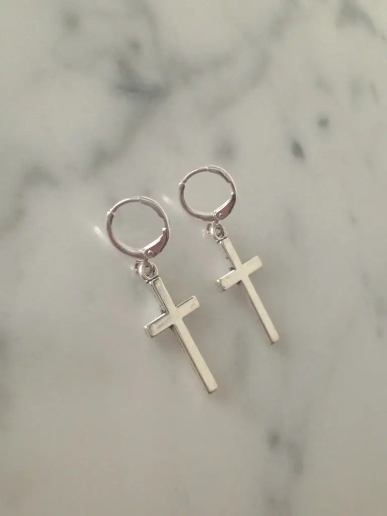 Cool Cross Earrings for Men – The Streets | Fashion and Music