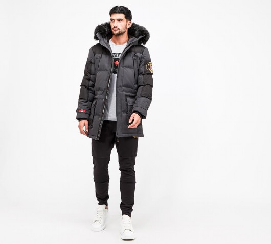Mens Black Parka With Fur Hood – A Basic Look – The Streets | Fashion