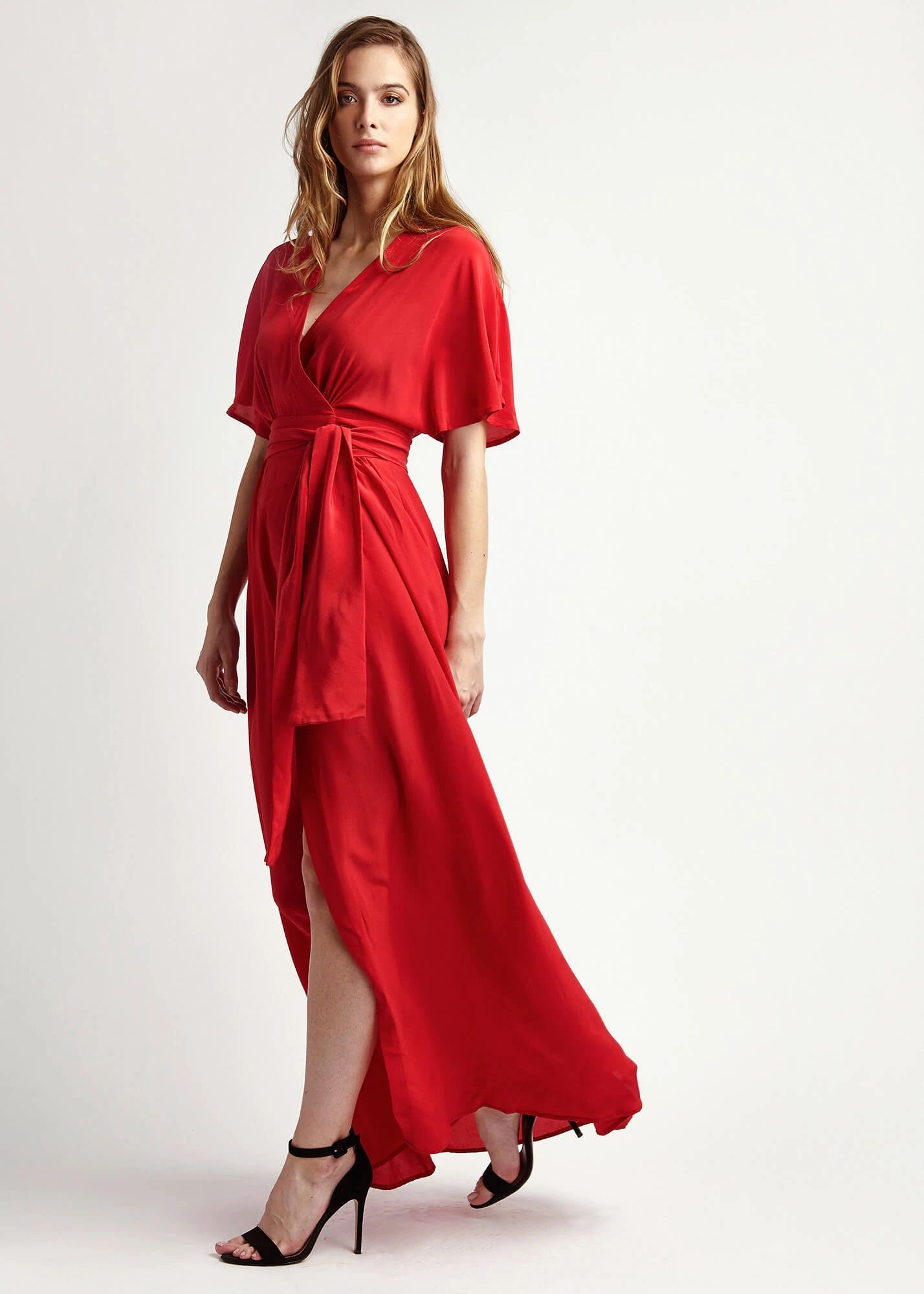 On Trend Women’s Silk Wrap Maxi Dresses – The Streets | Fashion and Music